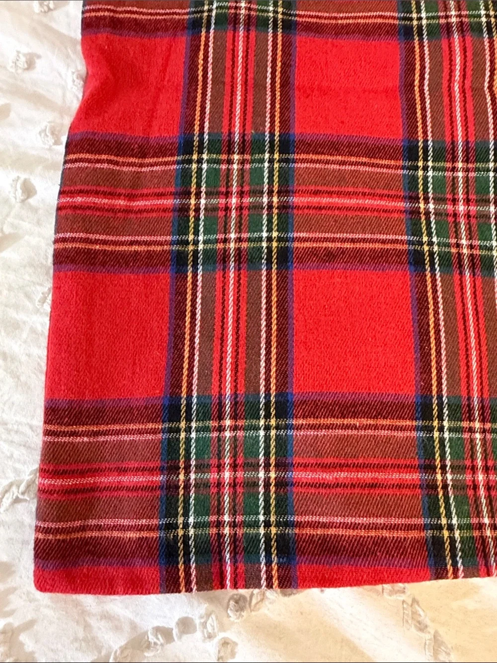 Red Plaid Accent Pillow Cover new